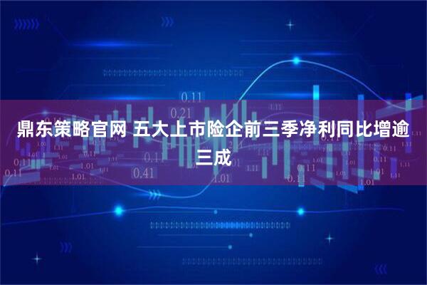 鼎东策略官网 五大上市险企前三季净利同比增逾三成